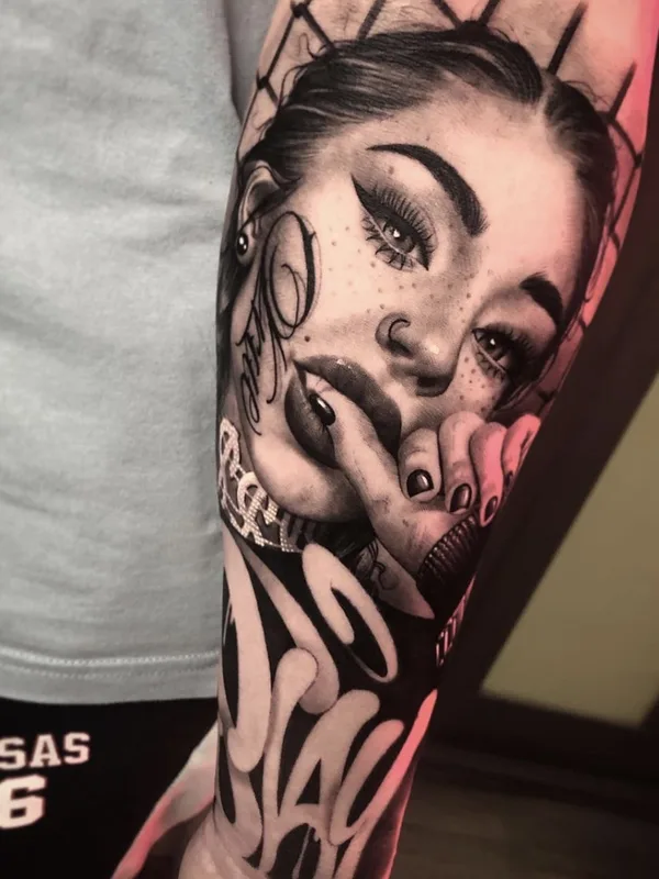 black and grey realism tatuaje en full sleeve #55335 | Tatuador Антон Мартюшев