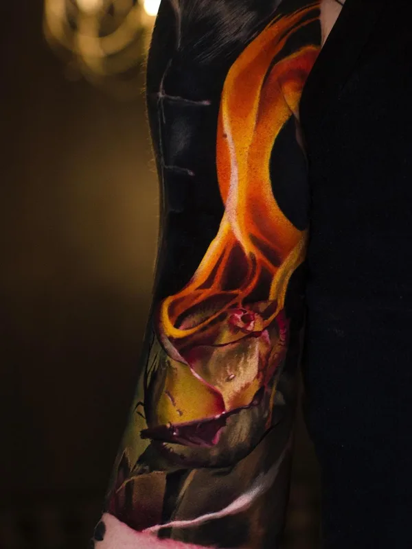 color realism 纹身 在 full sleeve #55408 | 纹身师 ShOoBY