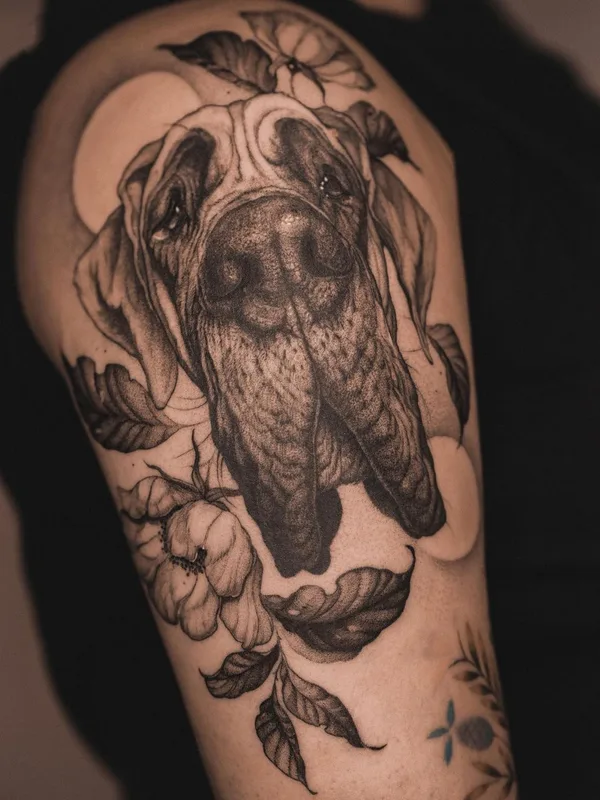 black and grey realism татуировка на shoulder #55467 | Тату мастер Anka Kiełtyka Tatuaże