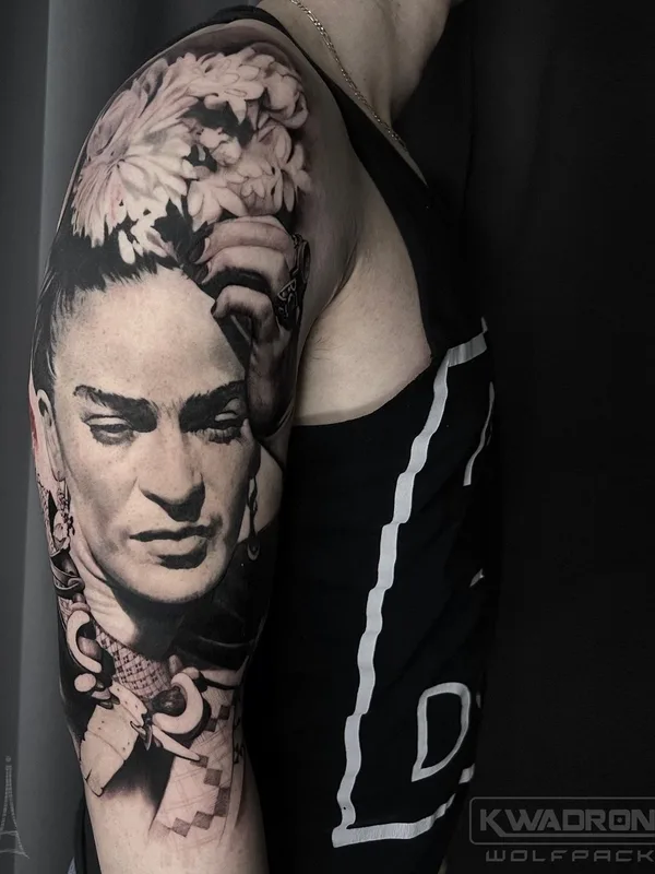 black and grey realism Tatuagem em full sleeve #55479 | Tatuador Galina Simakina