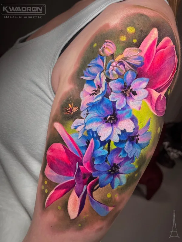 female color realism Tatuagem em upper arm #55483 | Tatuador Galina Simakina