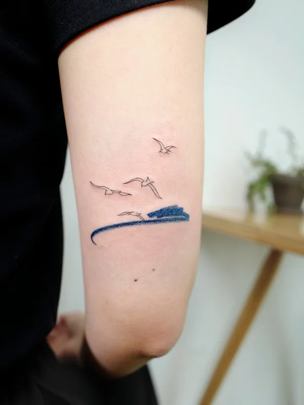 color fineline 타투 부위 forearm #55580 | 타투이스트 Joo Joo
