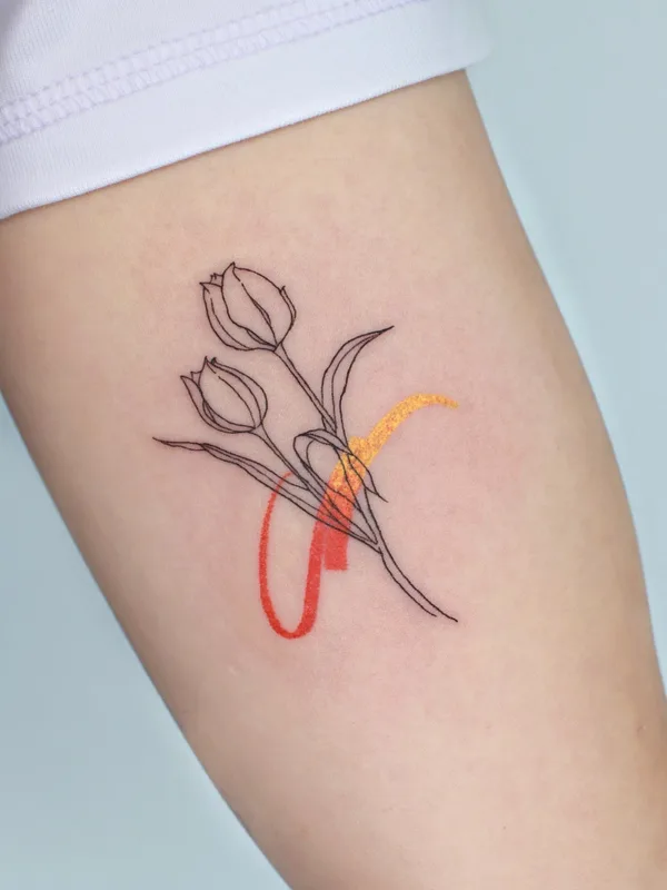 color linework 타투 부위 forearm #55579 | 타투이스트 Joo Joo