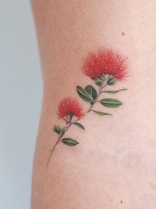 female color miniature, botainc Tatuaggio su side #55613 | Tatuatore Dasol Kim