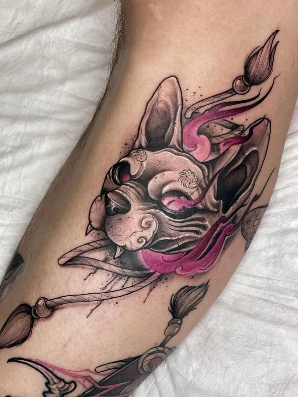 color japanese Tatuaggio su forearm #55623 | Tatuatore Саша Кот