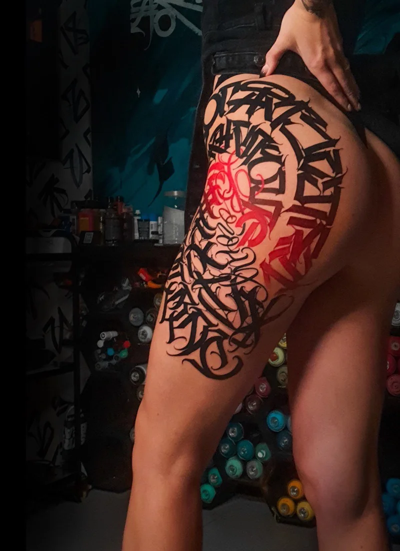 Lettering - Evolution of Inscription in Tattoo. Igor Klimin