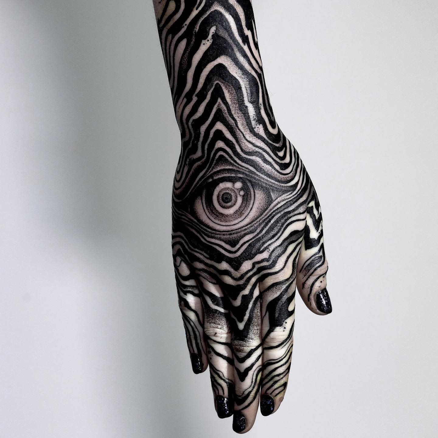 Black Abstract sleeve with cover up done by Adel Gafarov at Chill Ink  Studio in Kazan Russia  rtattoos