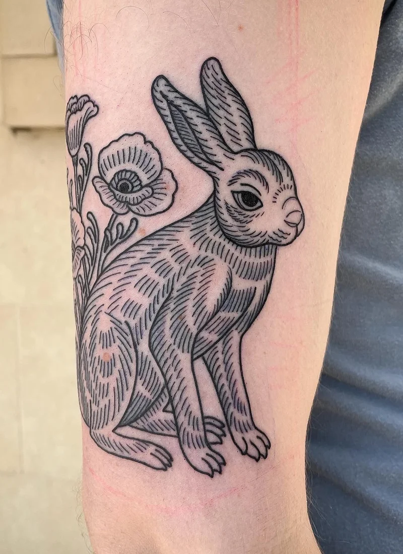 Tradiciones del lubok ruso y grabados medievales en los tatuajes de Alisa Bugasheva