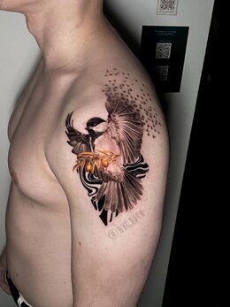Microrealism tattoo