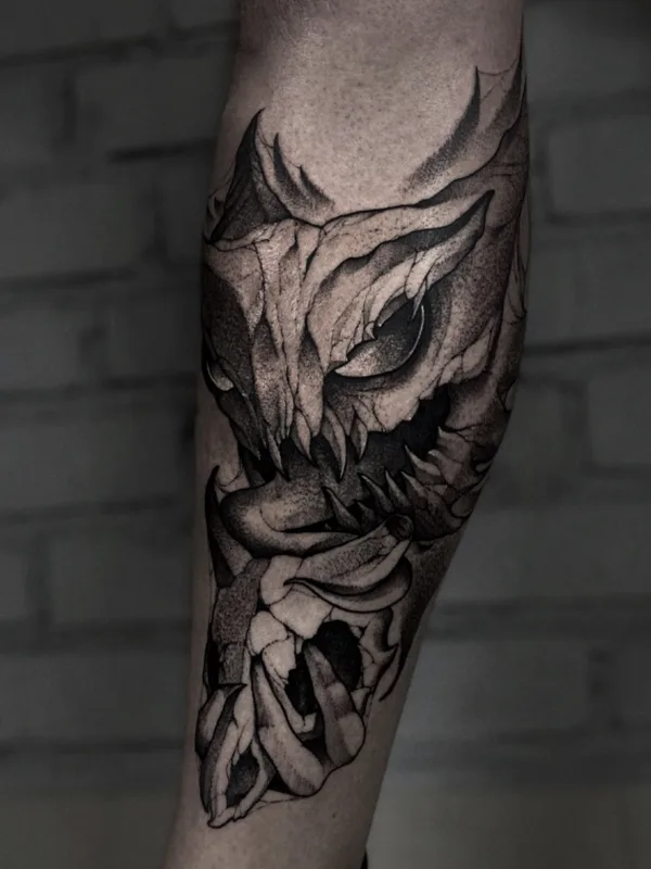 black and grey black and grey 纹身 在 forearm #55794 | 纹身师 Илья Васильев (everblack_ink)