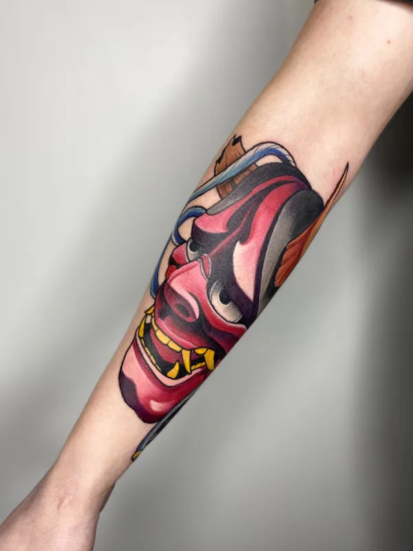color japanese татуировка на forearm #70022 | Тату мастер Армен / on.my.acc