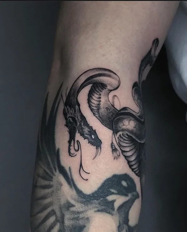 black and grey black and grey tattoo on forearm #70187 | Tattoo Artist Mark Vinokurov