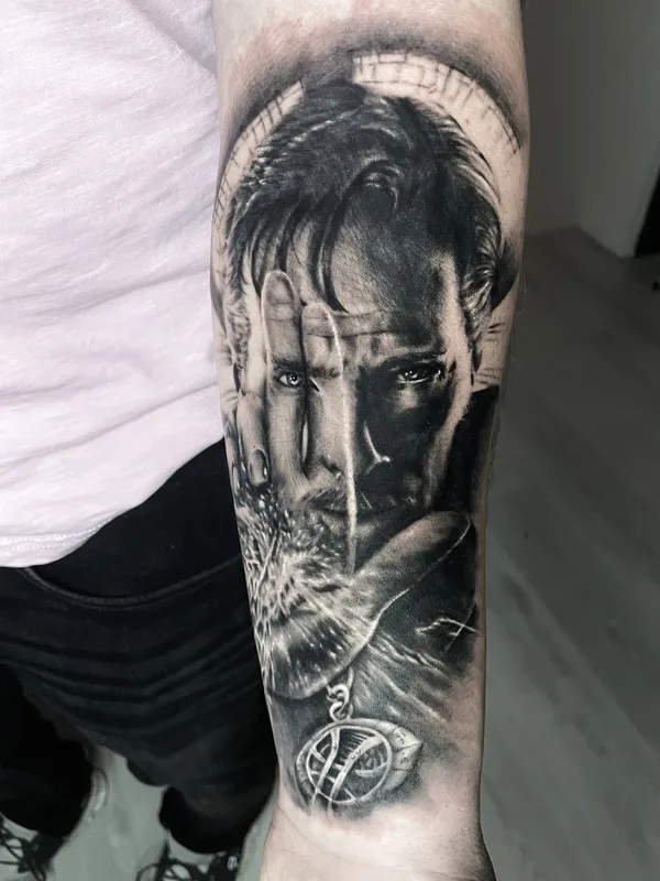 black and grey realism tattoo on forearm #70214 | Tattoo Artist Patrick Fumfar