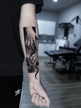 Microrealism tattoo