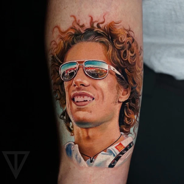 Реализм Portrait tattoo на Предплечье