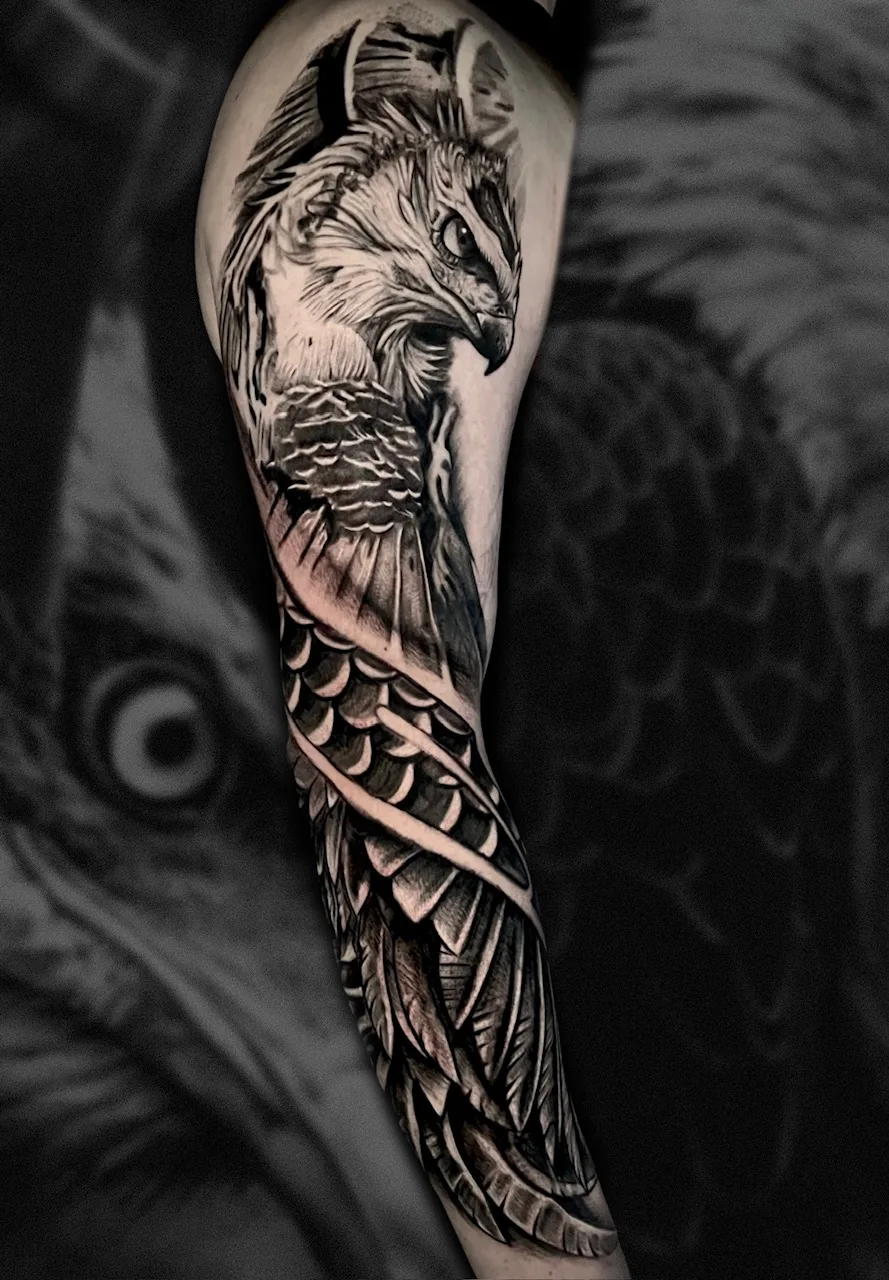 Tattoo artist Fabian Hellberg