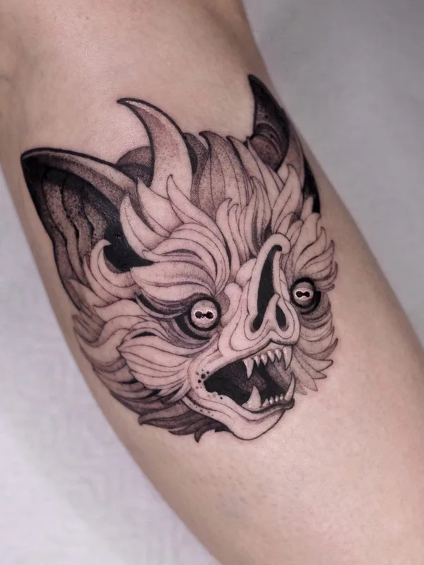 black and grey blackwork татуировка на forearm #71657 | Тату мастер Boris Popov