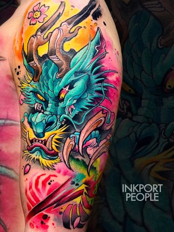 color japanese 纹身 在 forearm #71751 | 纹身师 John D’Addario INKPORT PEOPLE