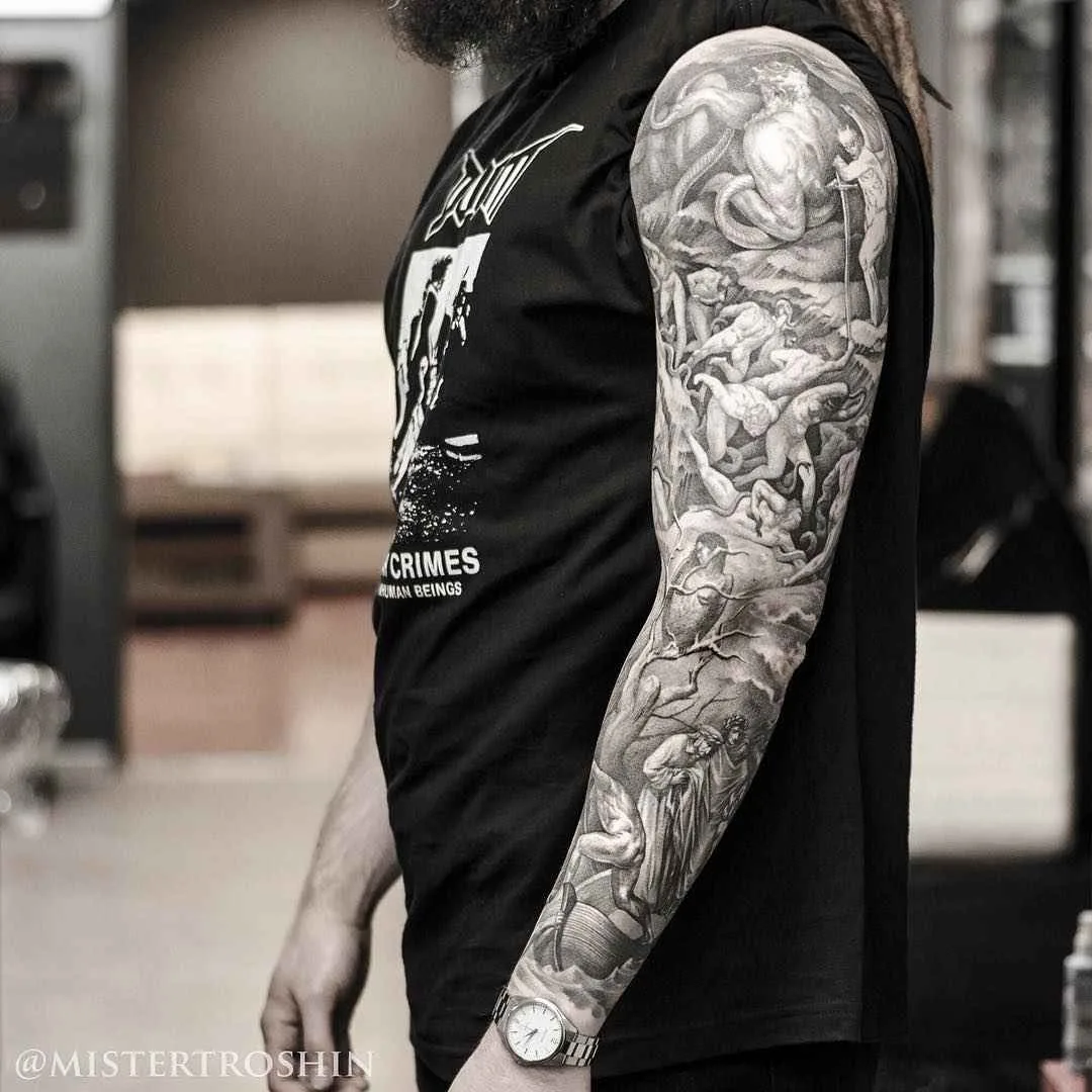 Дмитрий Трошин тату | Dmitry mistertroshin Troshin tattoo