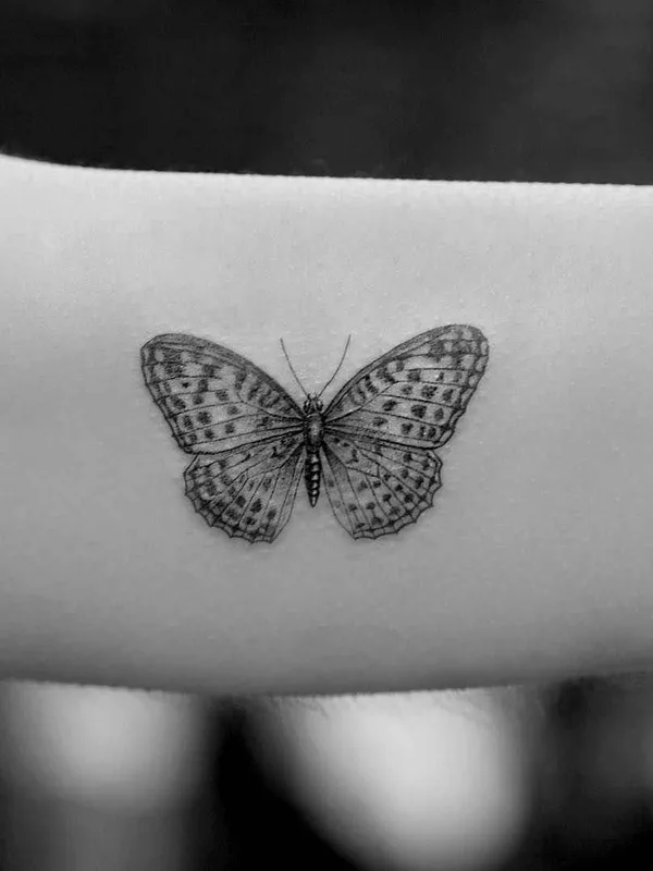 black and grey fineline tattoo on forearm #1380 | Tattoo Artist MR.K / Sanghyuk Ko