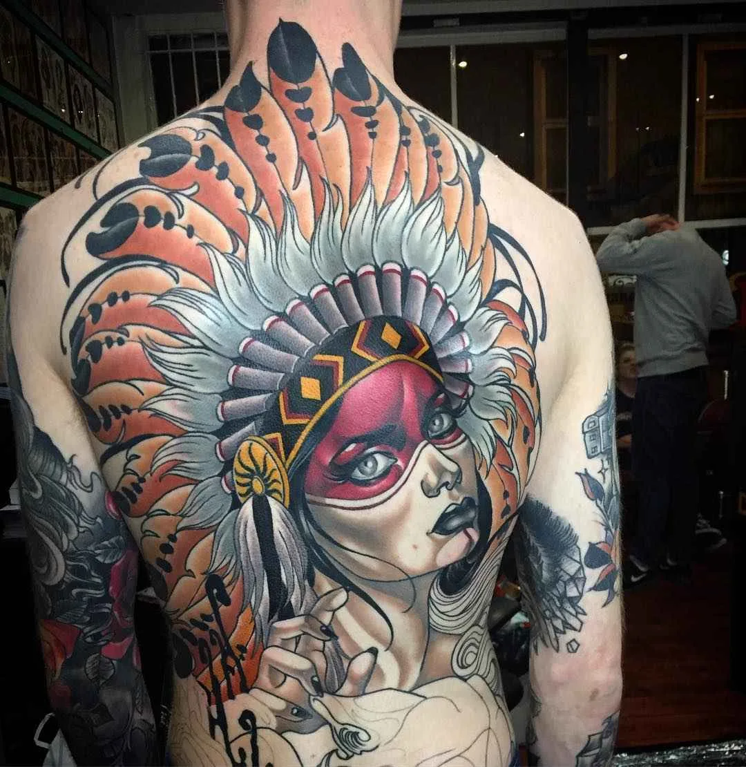 Тату мастер Kat Abdy цветные нью скул неотрад татуировки | Tattoo artist Kat Abdy color neo traditional new school tattoo