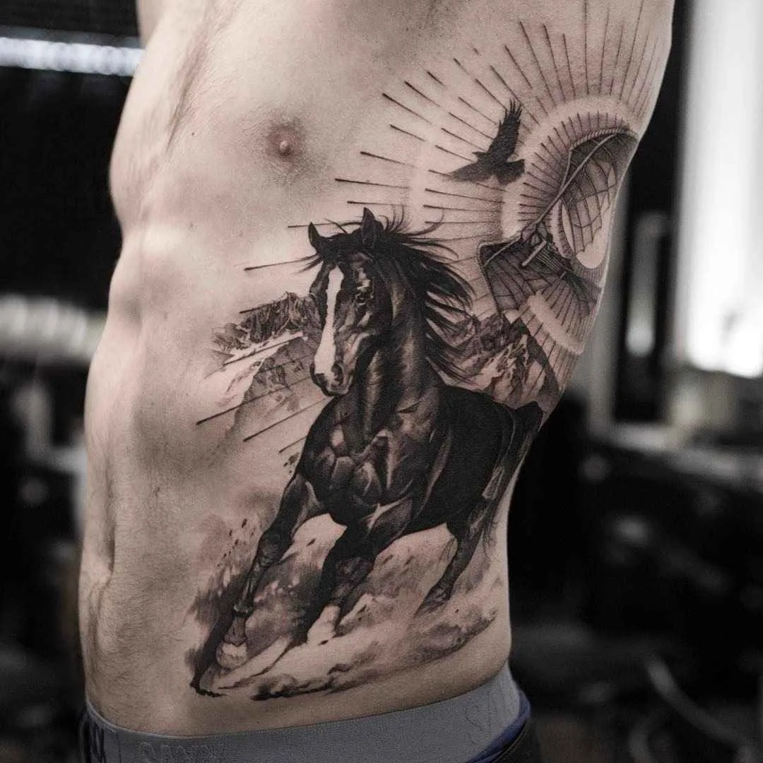 Tatuador Oscar Akermo tatuagem preto e branco dotwork realismo tatuagem blackwork | Artista de tatuagem Oscar Akermo blackwork dotwork realismo tatuagem