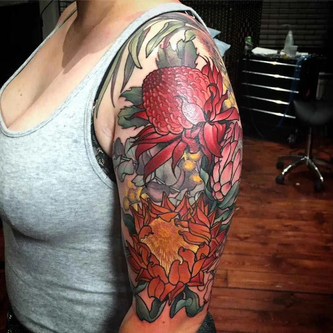 Тату мастер Kat Abdy цветные нью скул неотрад татуировки | Tattoo artist Kat Abdy color neo traditional new school tattoo
