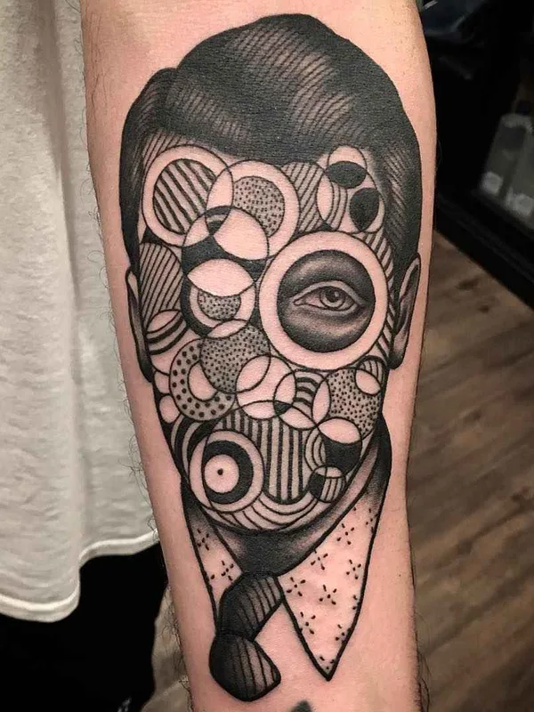 black and grey blackwork 타투 부위 forearm #11845 | 타투이스트 Pietro Sedda