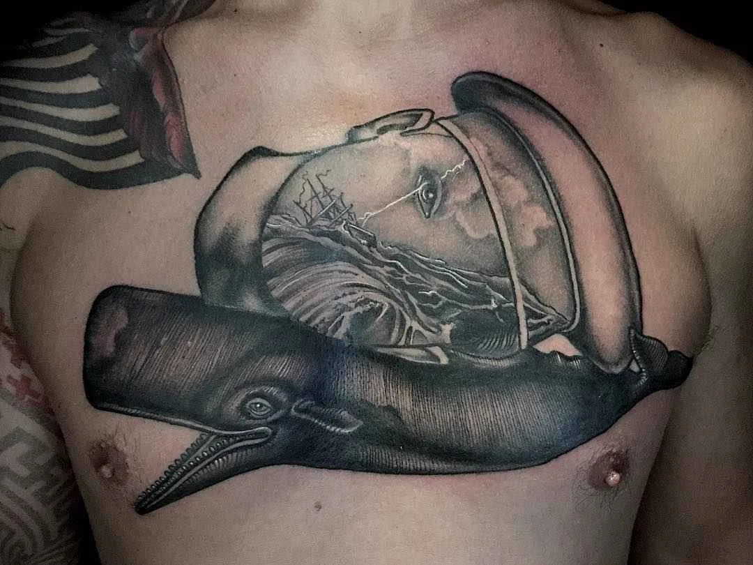 Тату мастер Pietro Sedda черная абстрактная татуировка блэкворк | Tattoo artist Pietro Sedda blackwork abstract tattoo