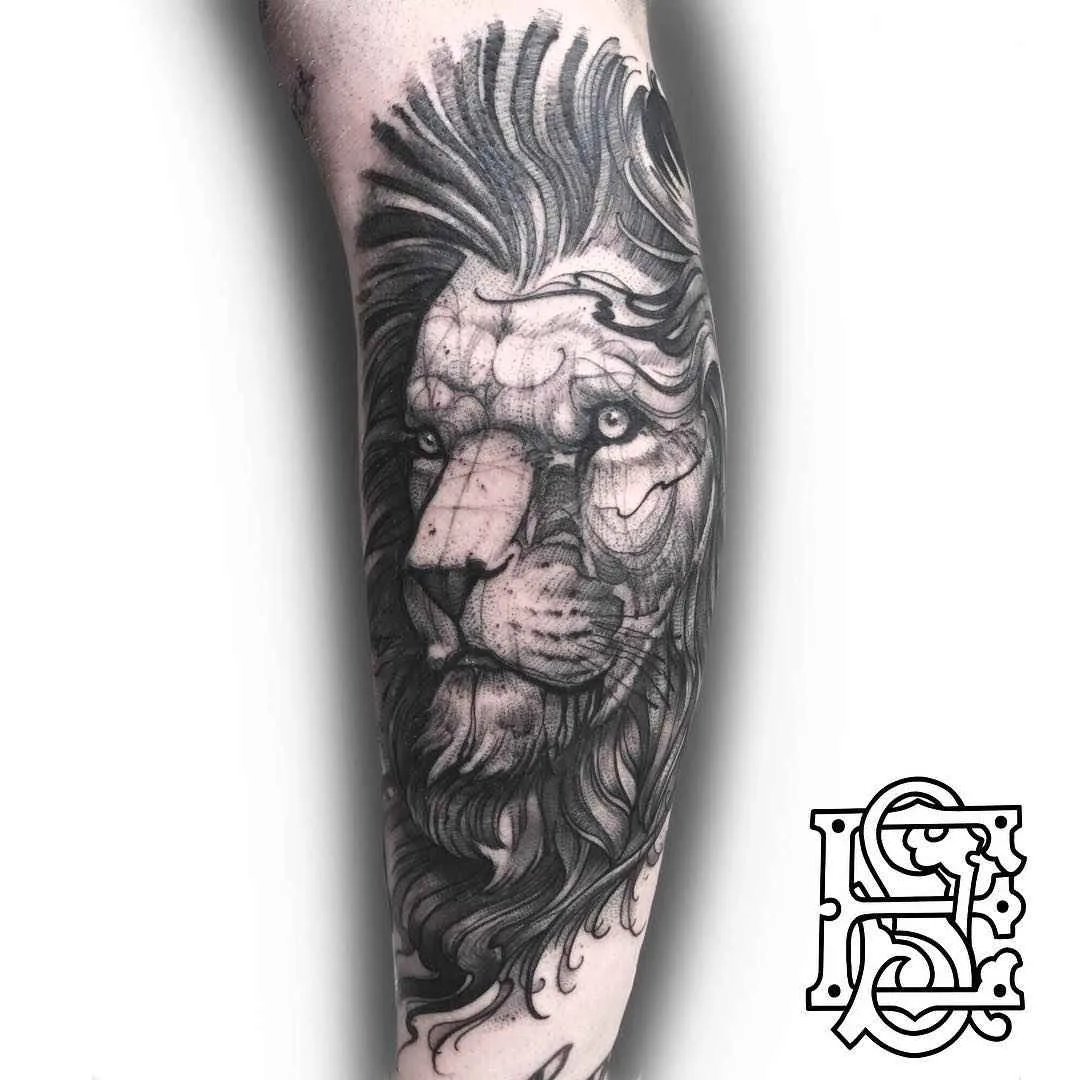 Тату мастер Eddie Stacey блэкворк дотворк татуировка | Tattoo artist Eddie Stacey blackwork dotwork tattoo