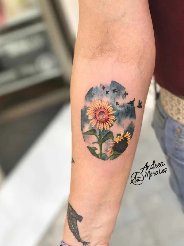 color watercolor Tatuagem em forearm #11795 | Tatuador Andrea Morales