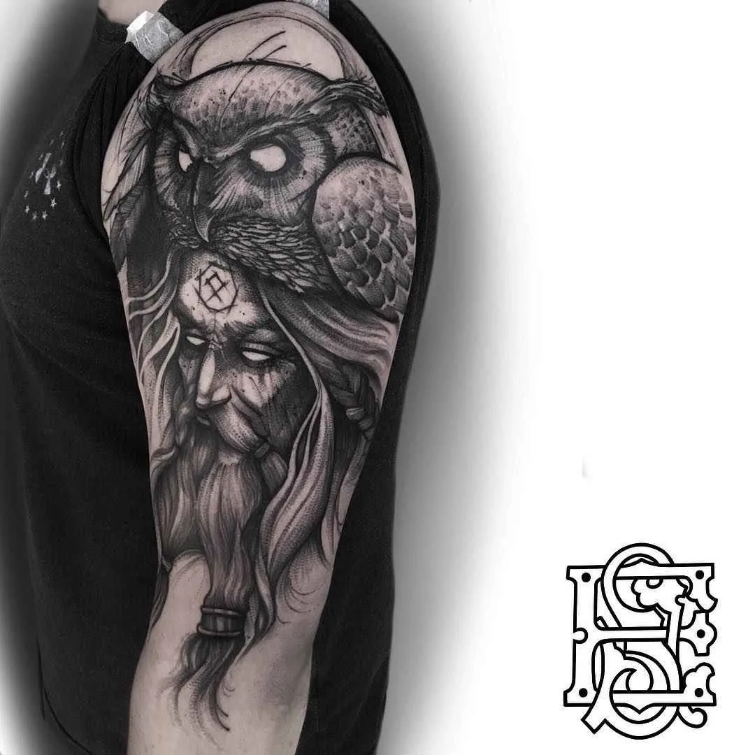Тату мастер Eddie Stacey блэкворк дотворк татуировка | Tattoo artist Eddie Stacey blackwork dotwork tattoo