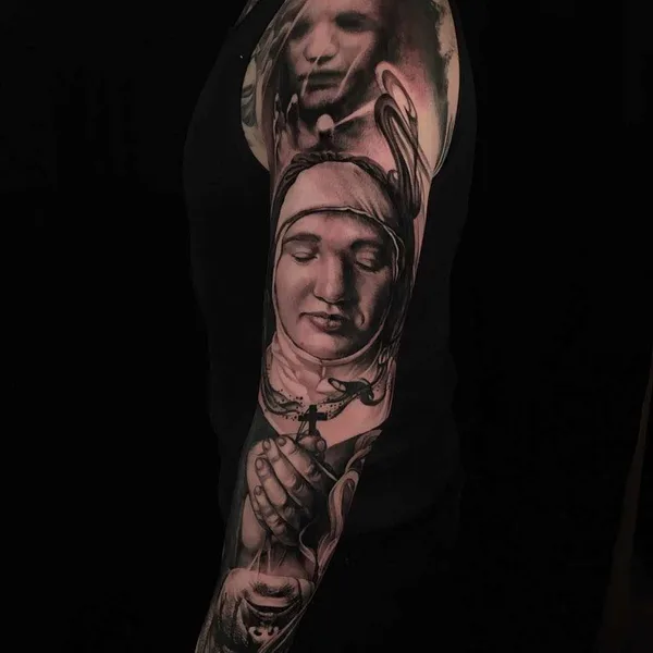 Realism tattoo by Matt Jordan in Auckland
