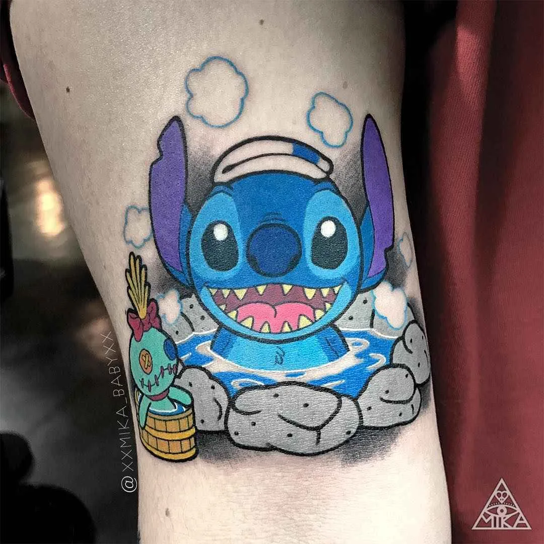 Tatuatore XXMIKA BABYXX tattoo colore astratto nuovo school | Tattoo artist XXMIKA BABYXX color abstract new school tattoo