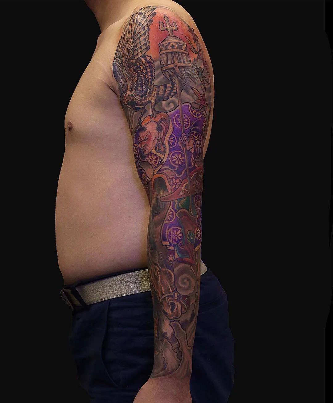 Mongol Wuvnen Tattoo Studio, color traditional mongolian tattoo | China