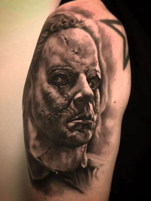 black and grey realism Tatuagem em upper arm #22010 | Tatuador Coreh Lopez