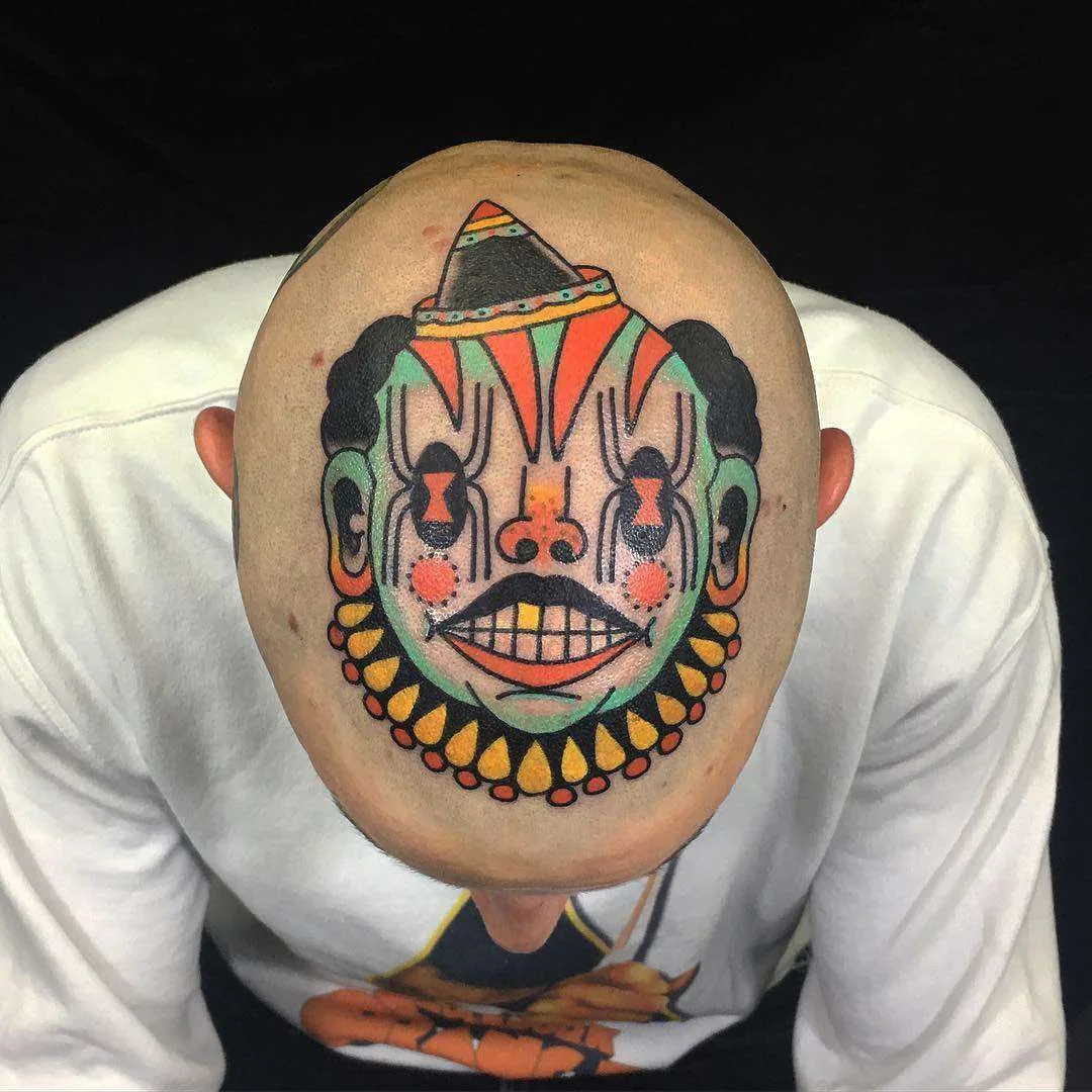Tattoo artist Mario Teide, authors style color surrealistic traditional tattoo | United Kingdom, London