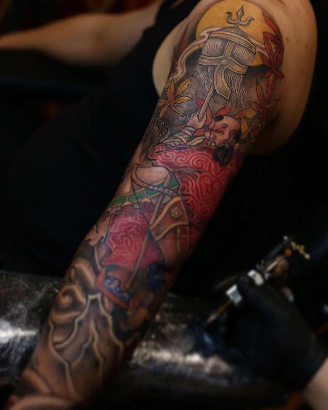 Mongol Wuvnen Tattoo Studio, color traditional mongolian tattoo | China
