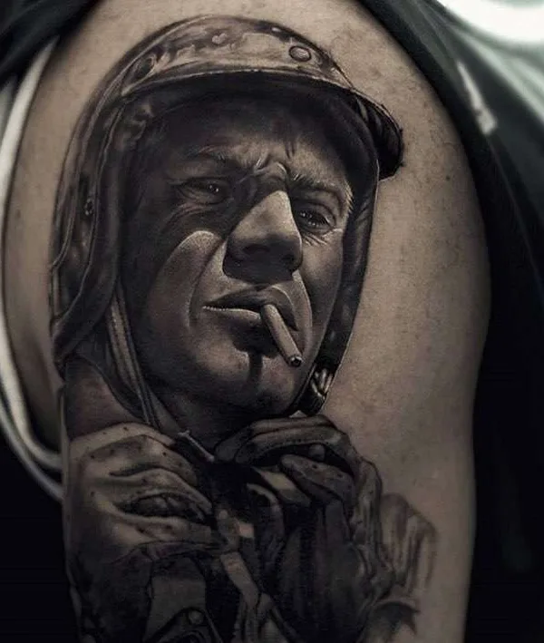 male black and grey realism Tatuagem em shoulder #22016 | Tatuador Coreh Lopez