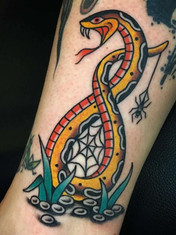 color traditional Tatuagem em forearm #22376 | Tatuador Britney Goodman