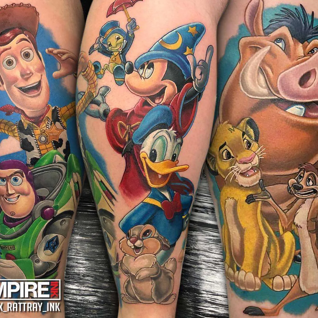 Tattoo artist Alex Rattray, authors style color portrait realism | United Kingdom