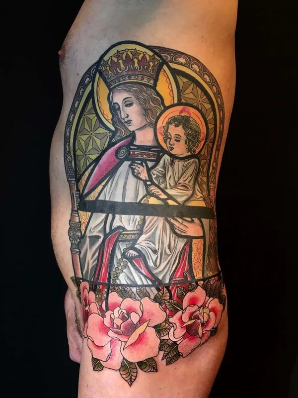 color neo traditional Tatuagem em side #22644 | Tatuador Mikael de Poissy