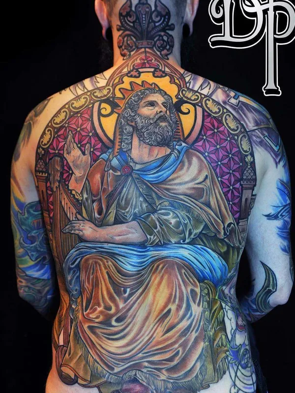 color realism Tatuagem em full back #22647 | Tatuador Mikael de Poissy