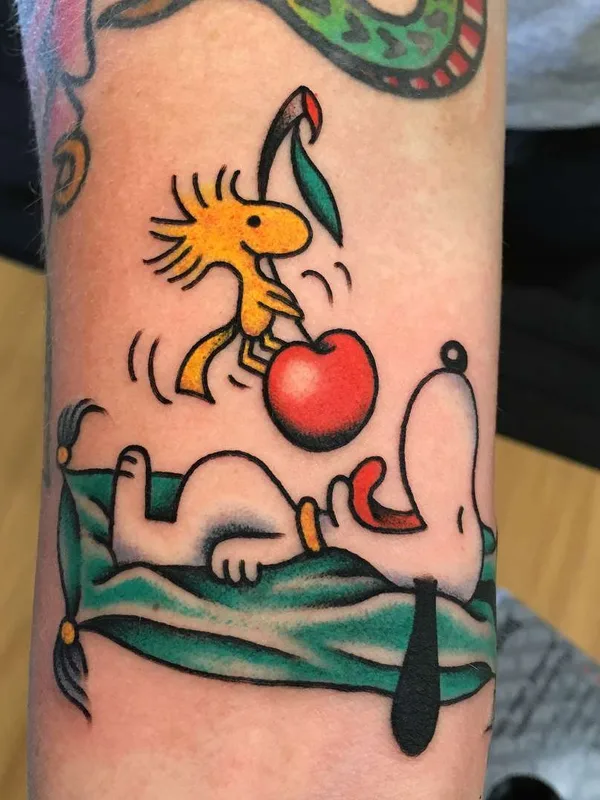 color old school Tatuagem em forearm #22387 | Tatuador Britney Goodman