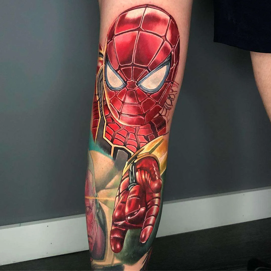 Tattoo artist Alex Rattray, authors style color portrait realism | United Kingdom