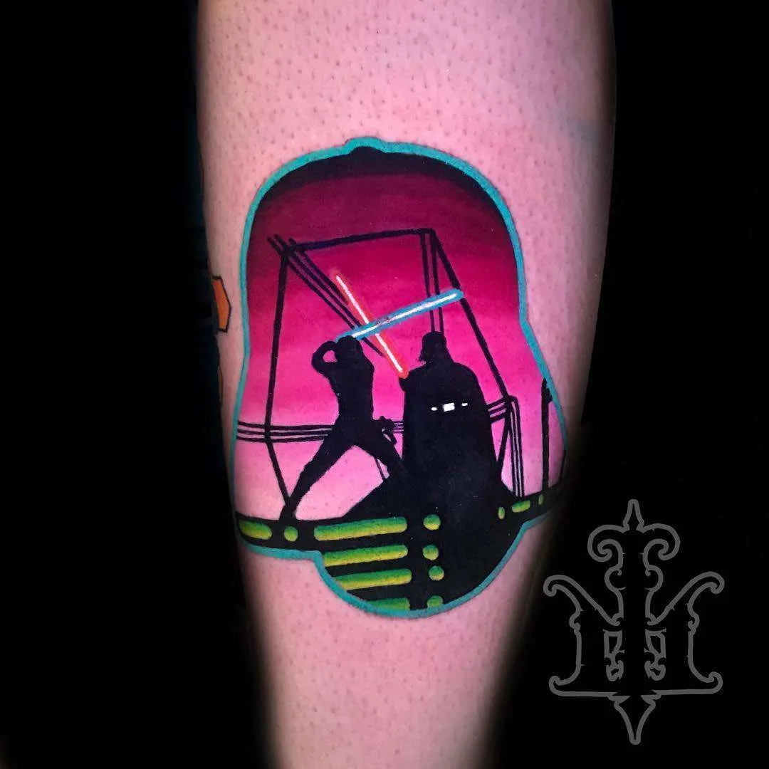Tattoo artist Jon Leighton, color new school tattoo | USA