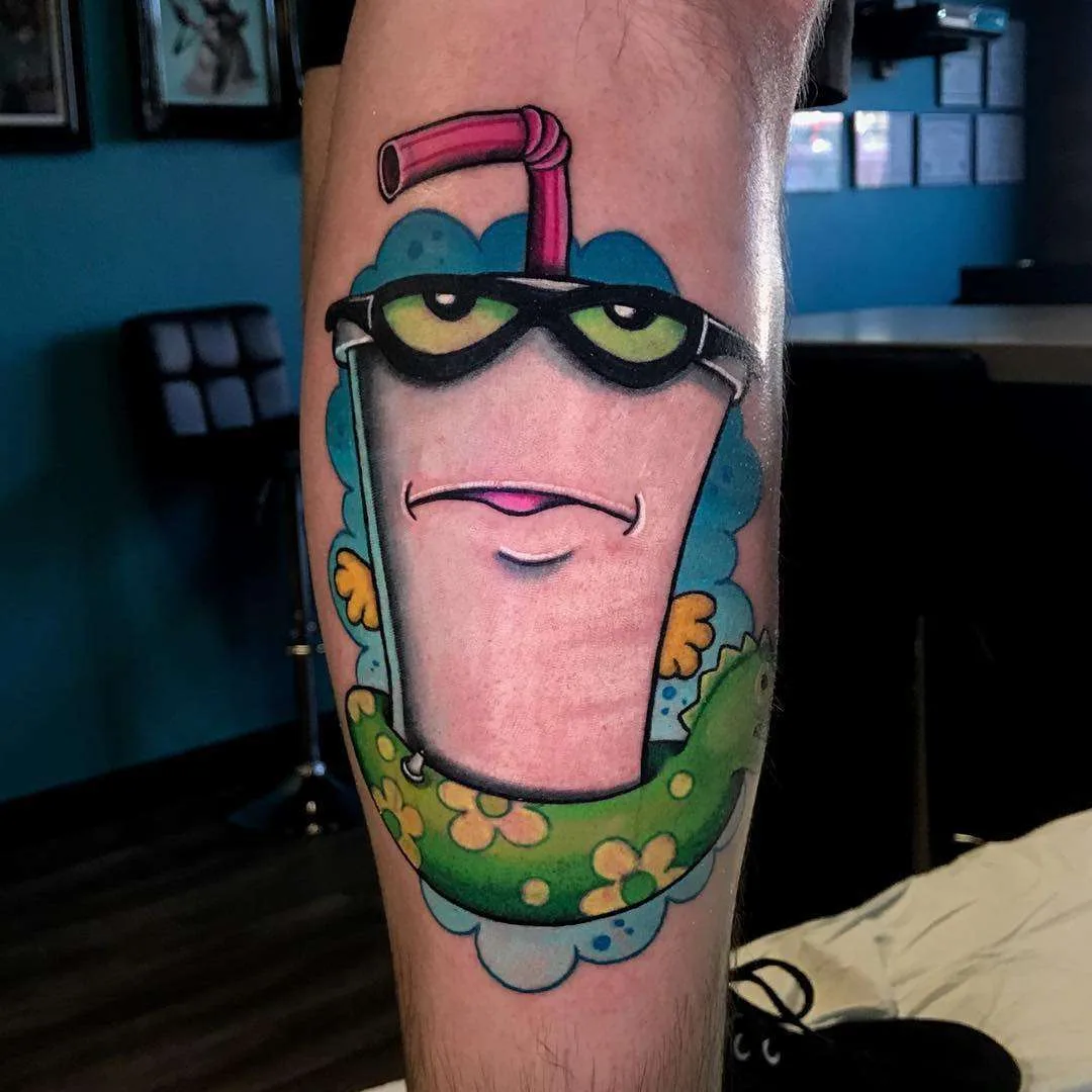 Tattoo artist Jon Leighton, color new school tattoo | USA