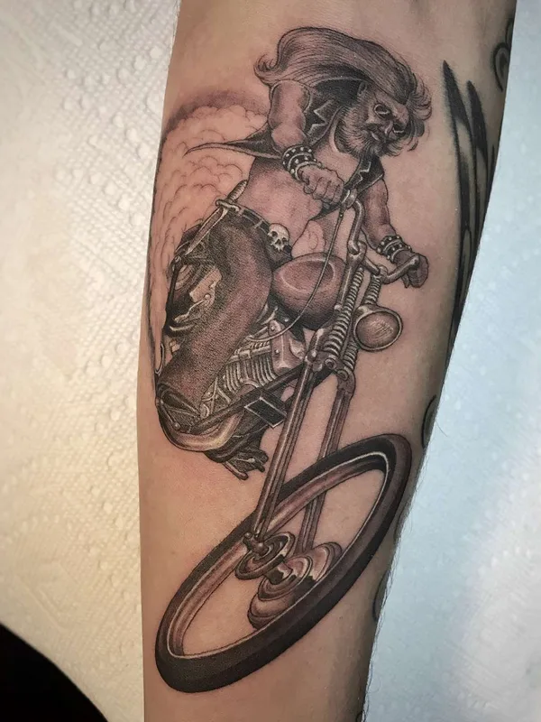 black and grey black and grey tattoo on forearm #22534 | Tattoo Artist Ben Grillo