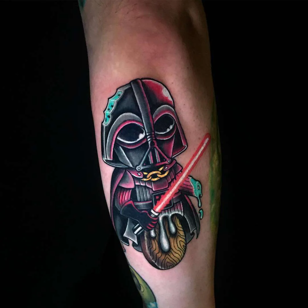 Tattoo artist Jon Leighton, color new school tattoo | USA