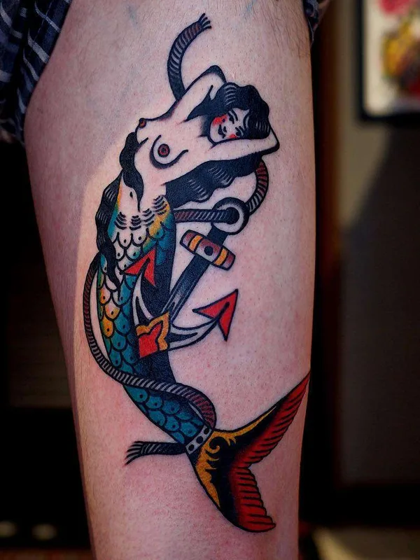 color traditional Tatuagem em thigh #21948 | Tatuador Electric Martina
